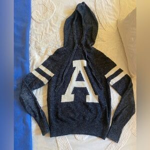 Abercrombie Initial “A” Knitted Hoodie